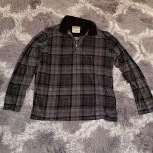 SUPER SOFT Plaid Fleece 3/4 Zip